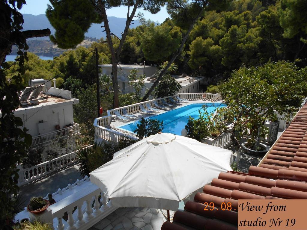 Mina Apartments Poros Town Zimmer foto